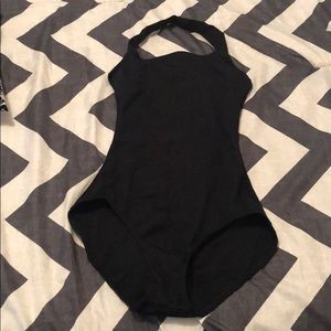 Capezio black leotard
